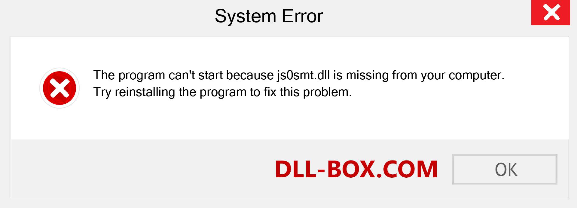  js0smt.dll file is missing?. Download for Windows 7, 8, 10 - Fix  js0smt dll Missing Error on Windows, photos, images